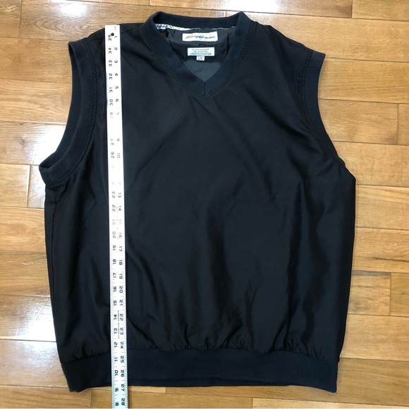 Tommy Armour Men's Brushed Microfiber Black Vest with Lining Size Large - Picture 4 of 7